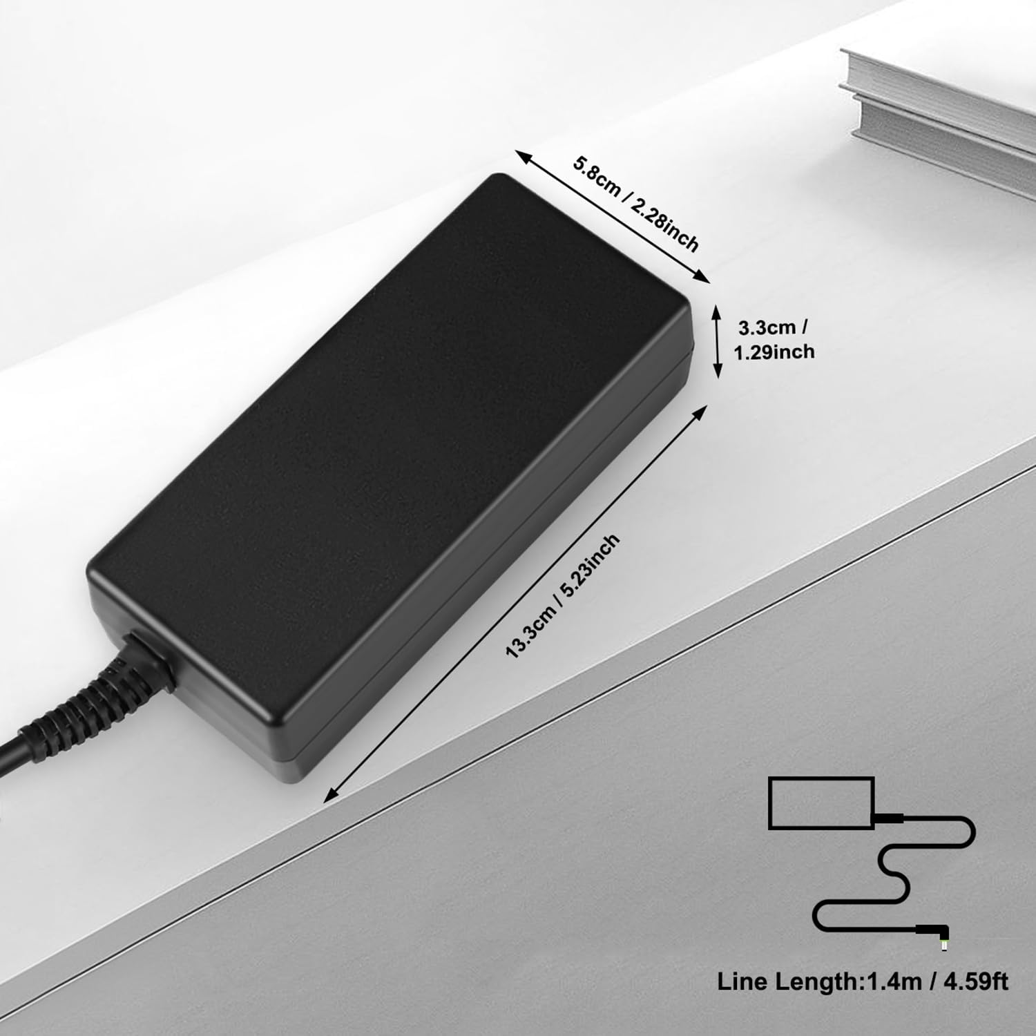 12V 6.67A AC Adapter 80W Compatible with DreamStation 2 Auto CPAP Advanced Ref 1144267 Compatible with DreamStation CPAP Auto BiPAP Power Cord MEA080A12C 1118499 1005894 ADE022