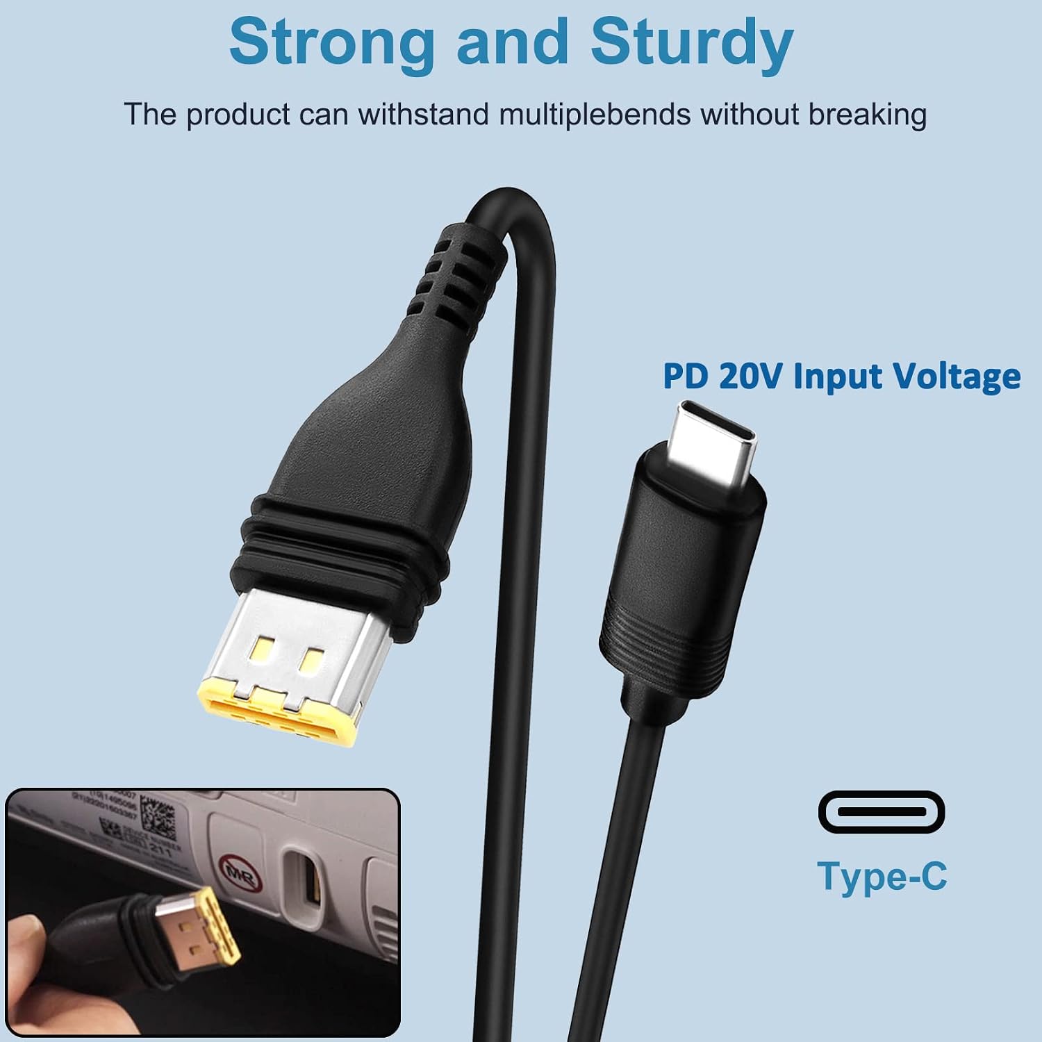 20V PD USB-C Power Supply for ResMed AirSense 11 Air 11 Airmini 65W 20W ResMed CPAP Charger DC Coverter Cable