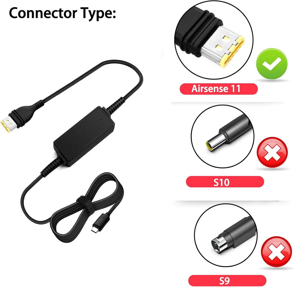20V PD USB-C Power Supply for ResMed AirSense 11 Air 11 Airmini 65W 20W ResMed CPAP Charger DC Coverter Cable